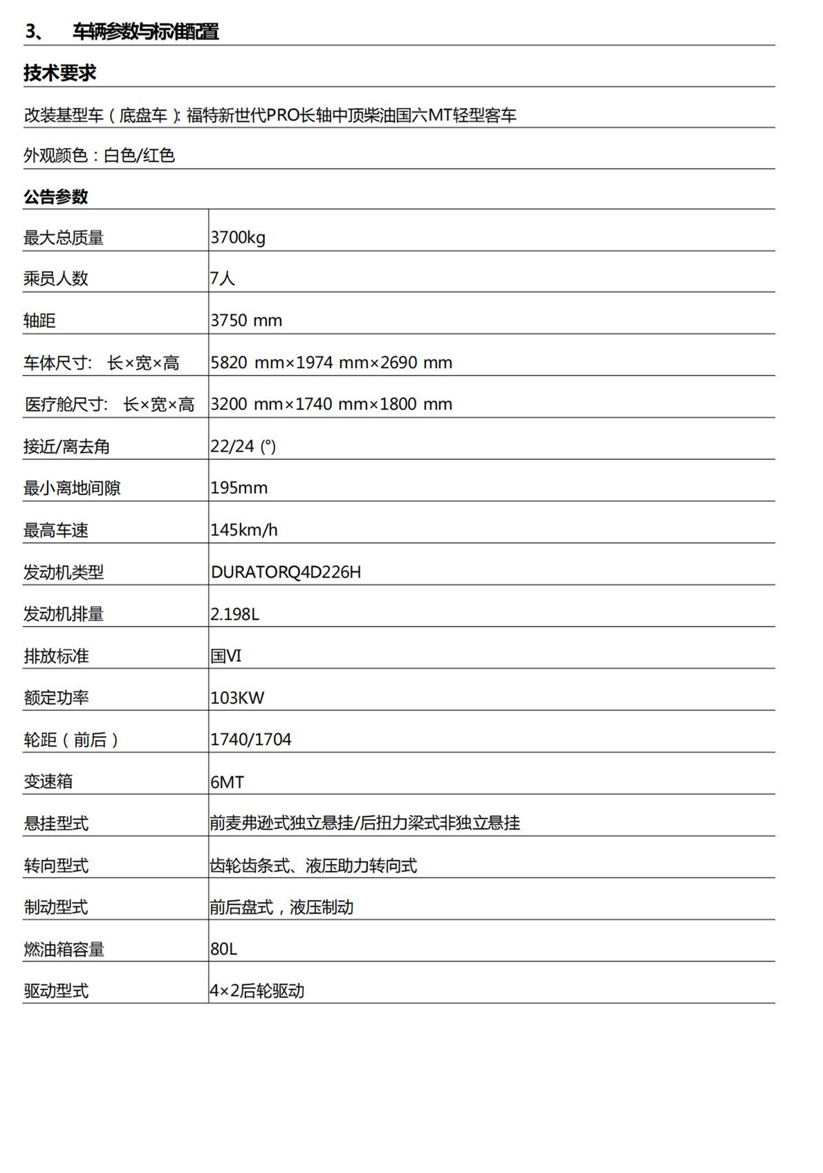 福特V348中型救护吃瓜91(图2)